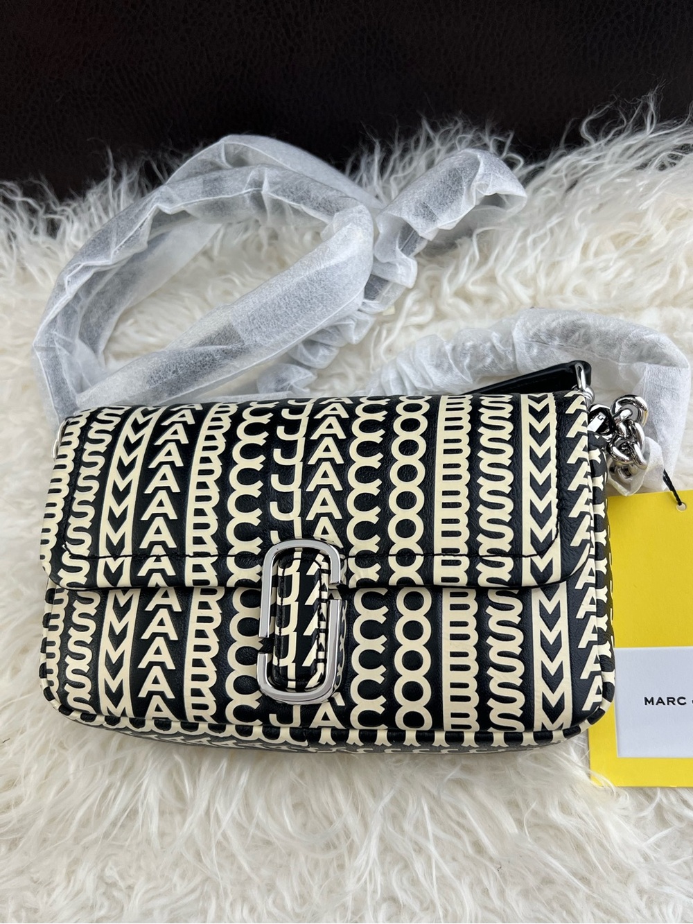 Marc Jacobs The Monogram Leather J Marc Mini Shoulder Bag